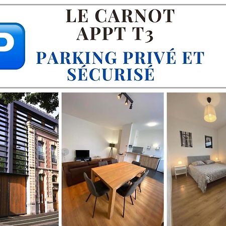 2 chambres séparées + parking privé centre ville Arras Esterno foto