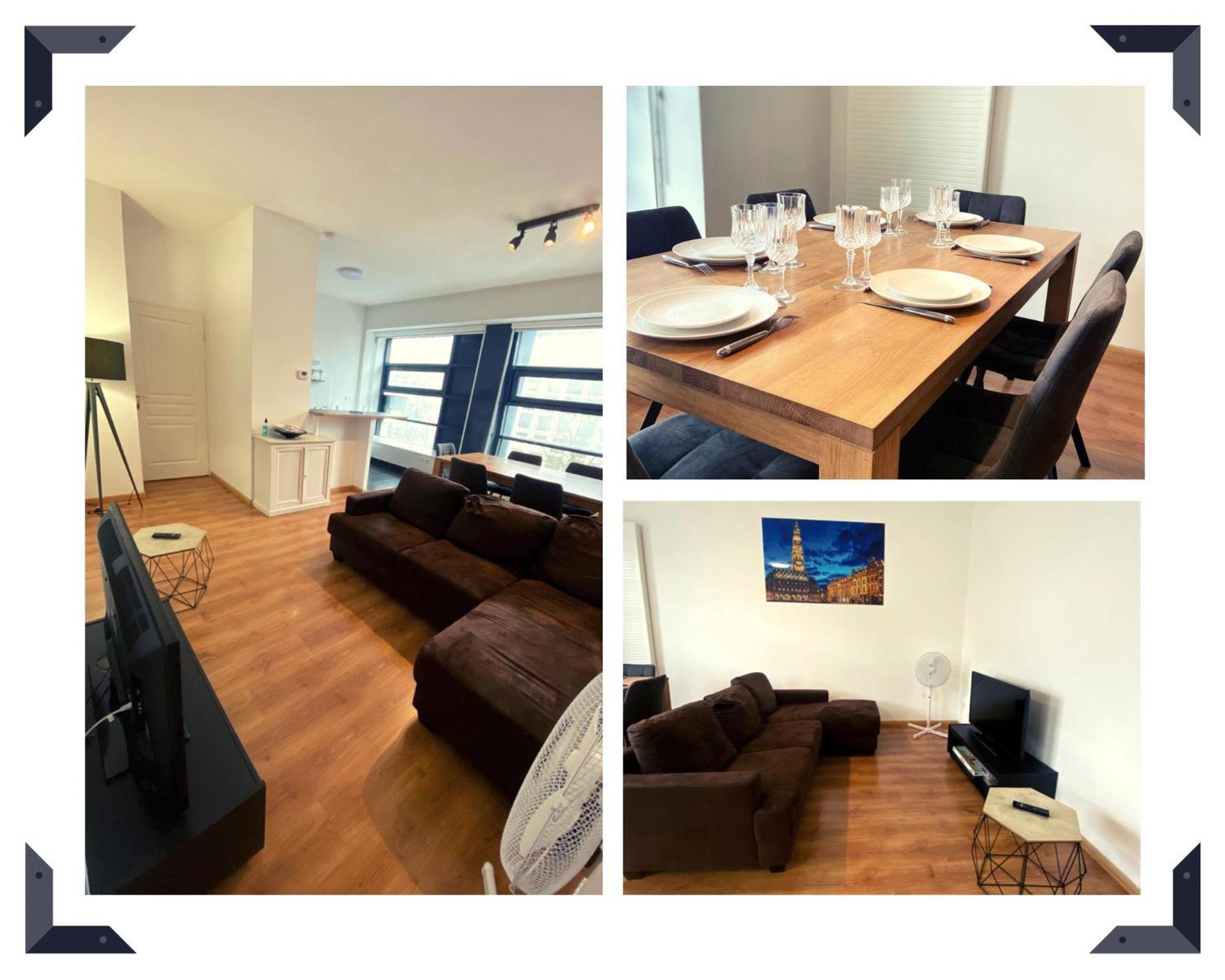 2 chambres séparées + parking privé centre ville Arras Esterno foto